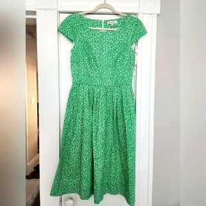 Emily And Fin Green floral dress, size S